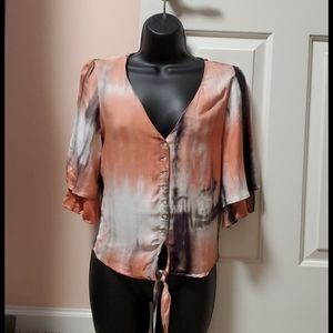 Venus Tie-dyed blouse NWT